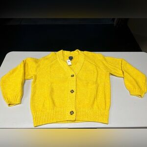 NWT Womens Gap Cardigan, Yellow, size L
